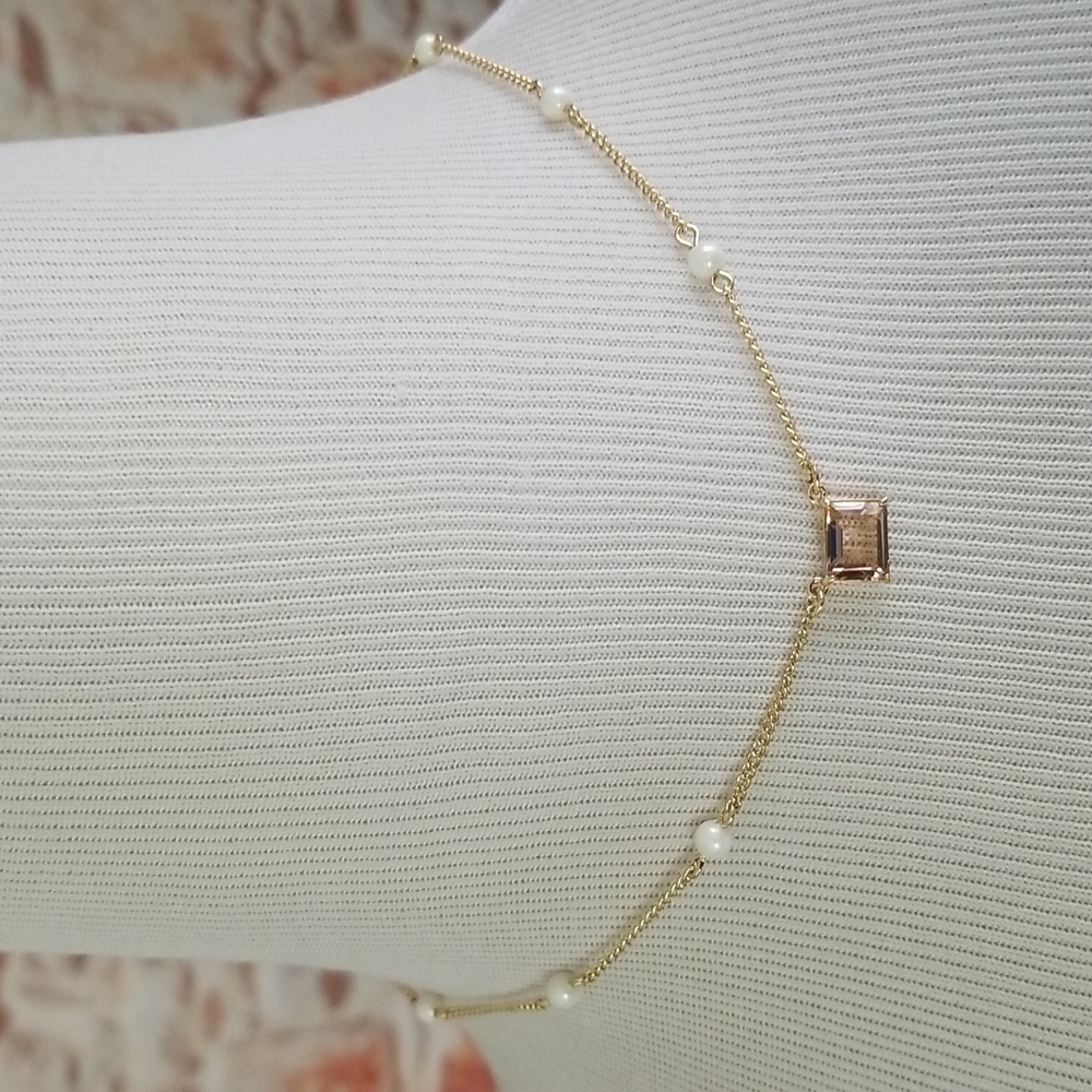New Ralph Lauren Crystal Pendant Necklace